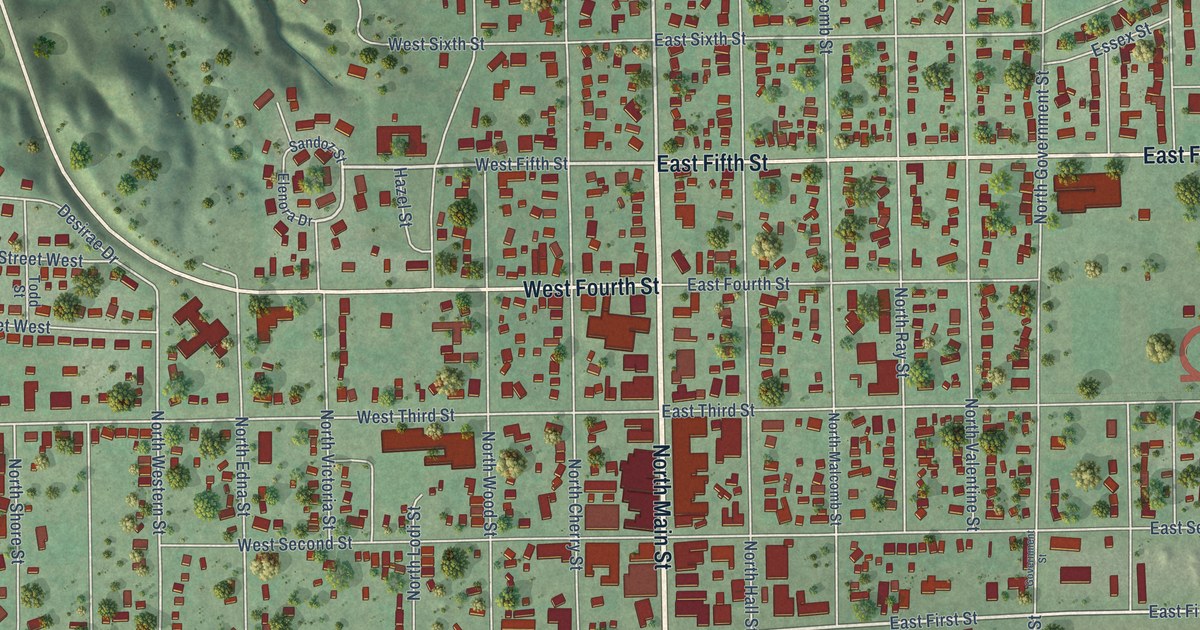 Map of Valentine, Nebraska in 2026