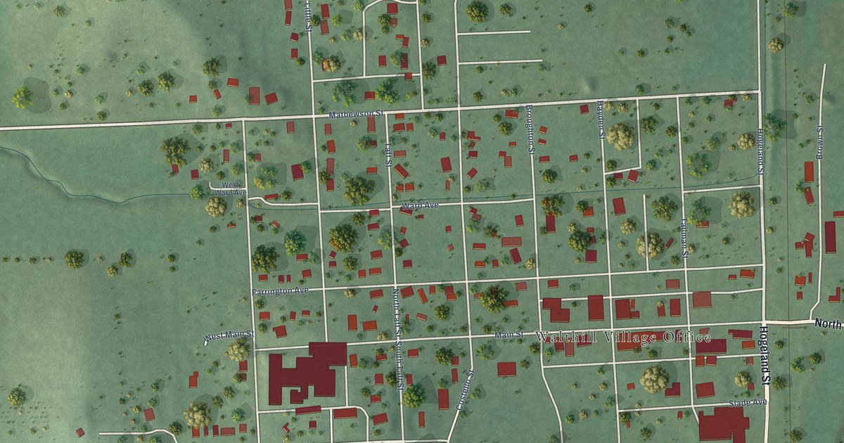 Map of Walthill, Nebraska in 2026