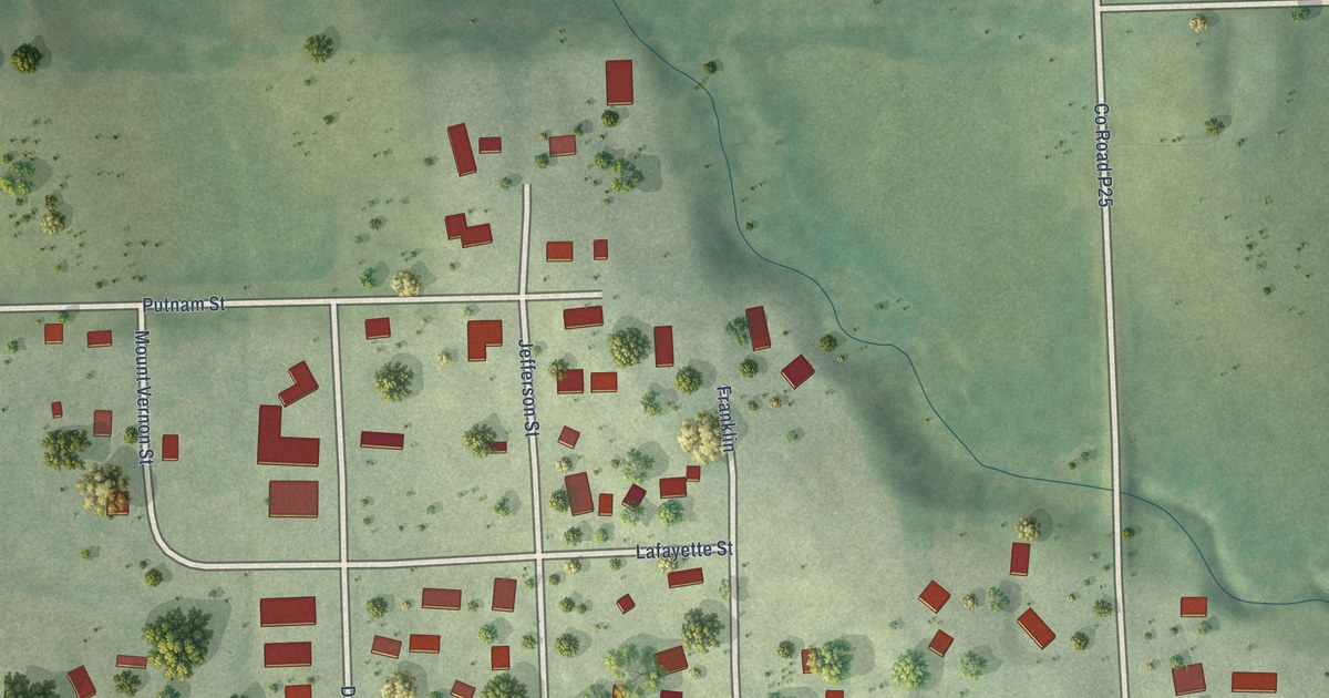Map of Washington, Nebraska in 2026