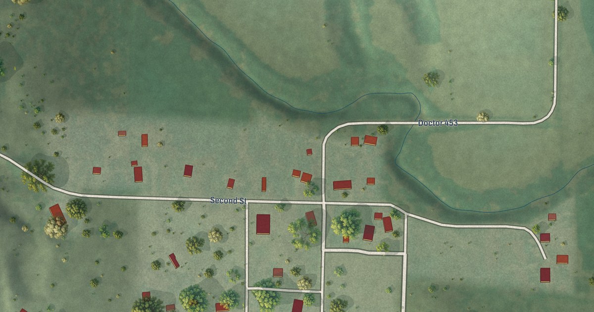 Map of Westerville, Nebraska in 2026