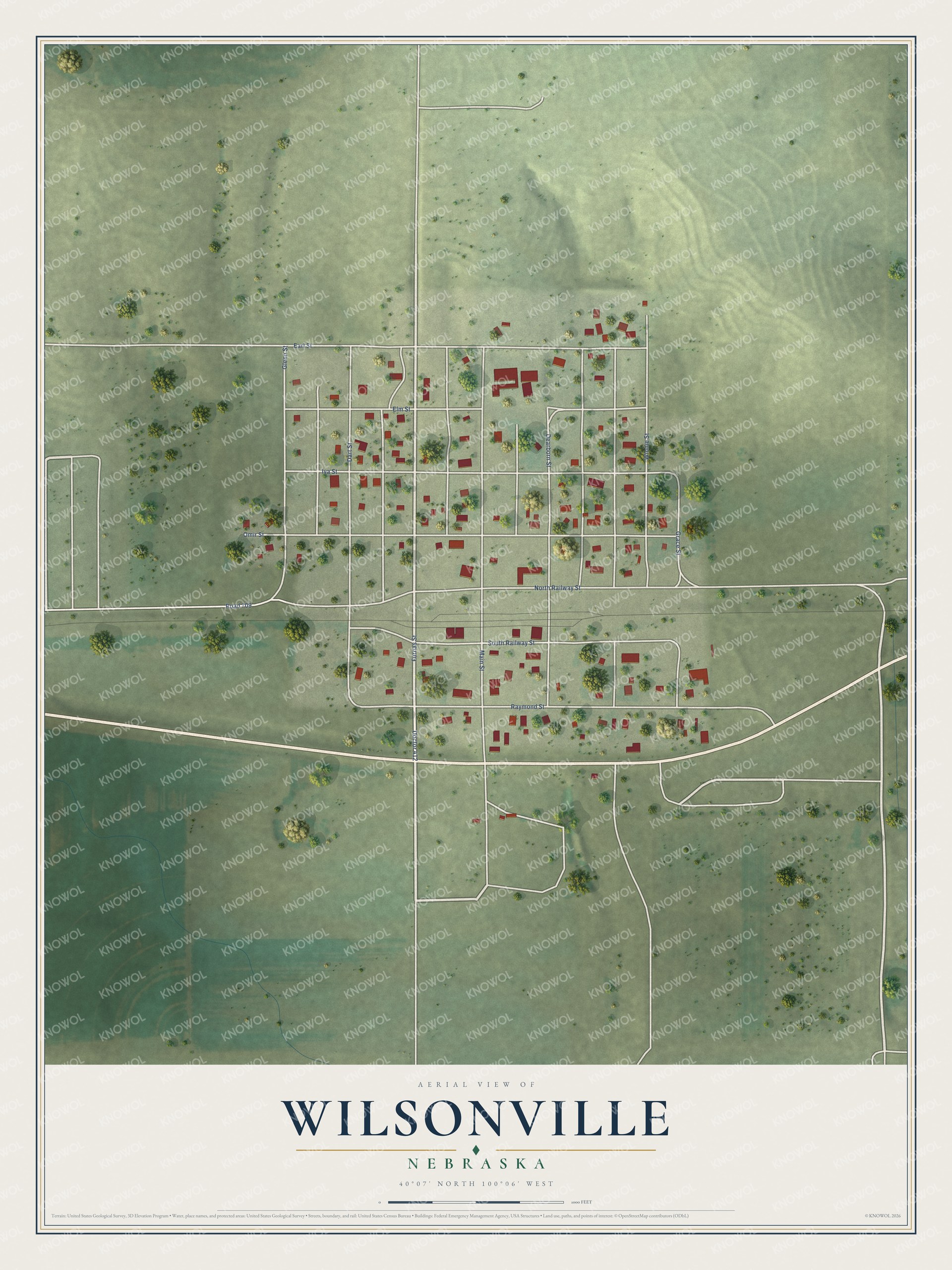 Watermarked full-map preview of Wilsonville, Nebraska