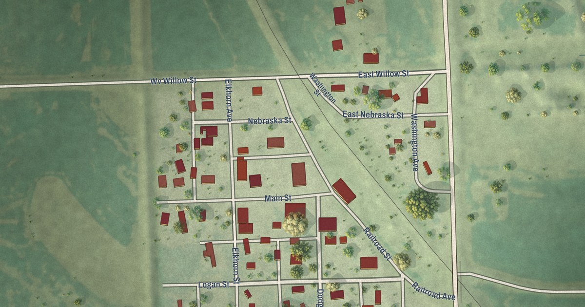Map of Winslow, Nebraska in 2026