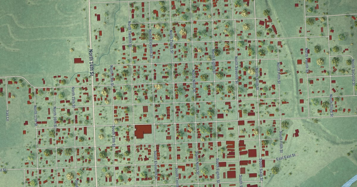 Map of Wymore, Nebraska in 2026