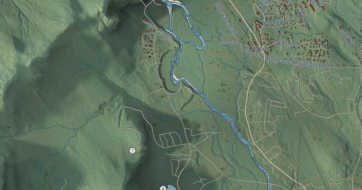 Detailed Map of Bartlett, New Hampshire
