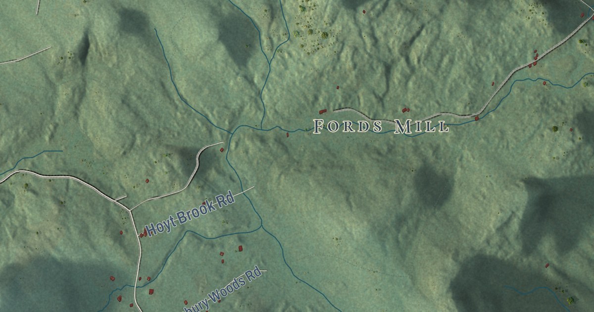 Detailed Map of Danbury, New Hampshire