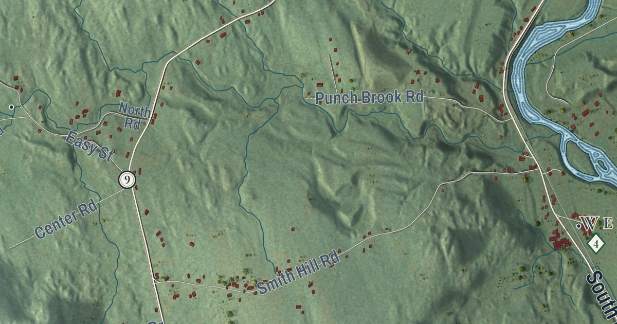 Detailed Map of Franklin, New Hampshire