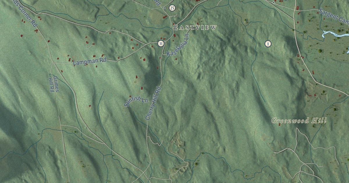 Detailed Map of Harrisville, New Hampshire
