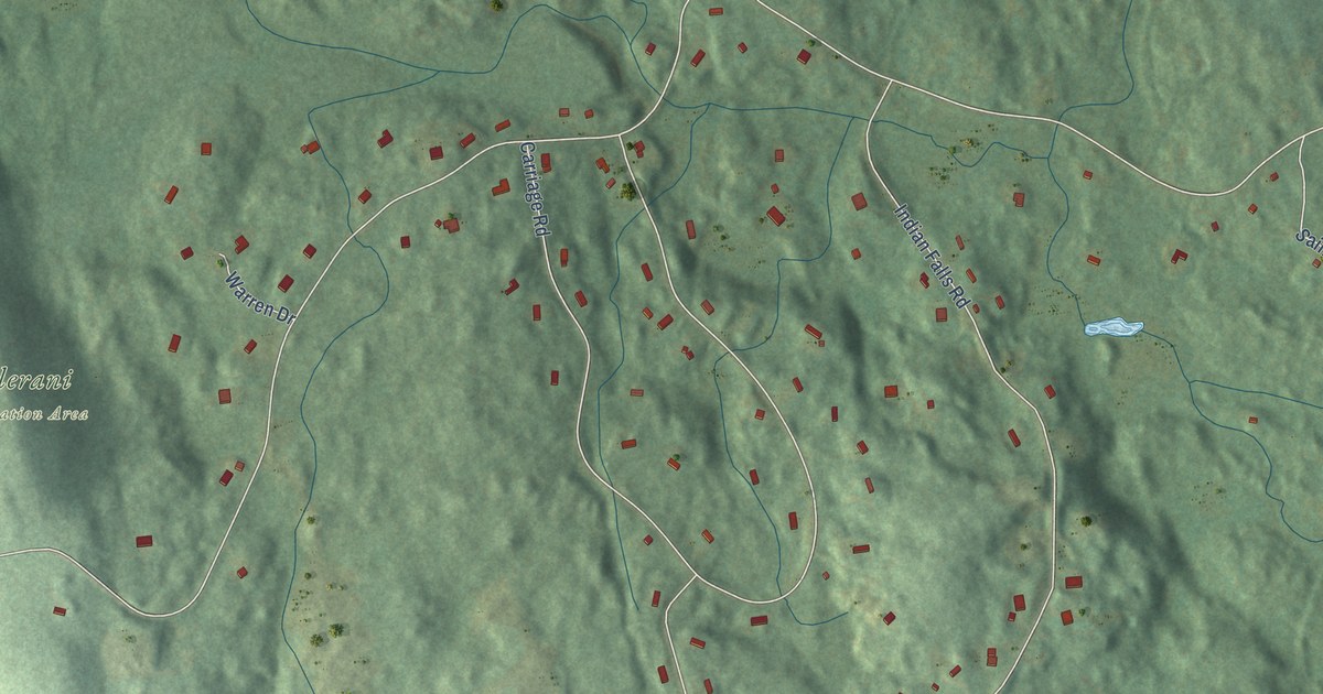 Detailed Map of Klondike Corner, New Hampshire