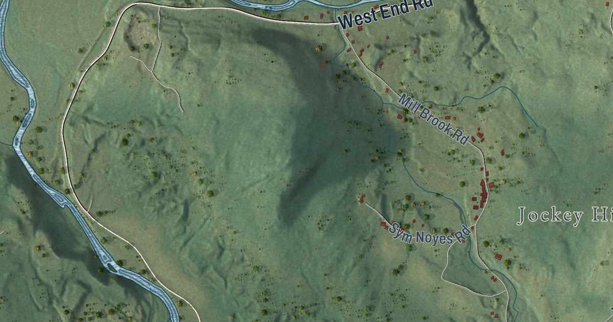 Detailed Map of Landaff, New Hampshire