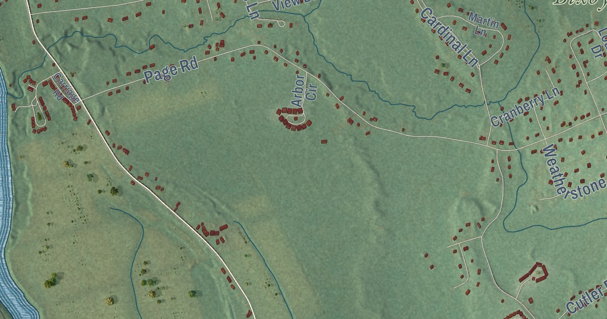 Detailed Map of Litchfield, New Hampshire