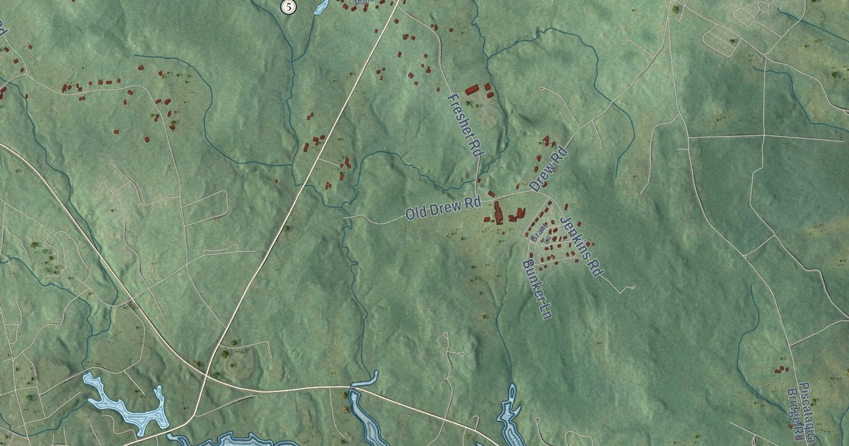 Detailed Map of Madbury, New Hampshire