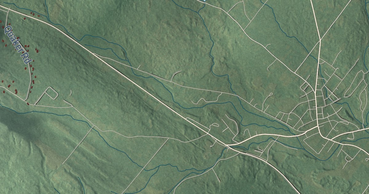 Detailed Map of New Durham, New Hampshire