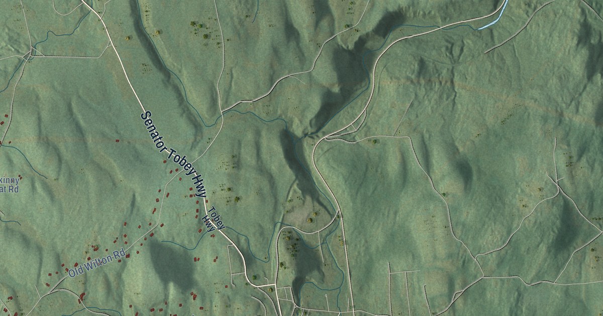 Detailed Map of New Ipswich, New Hampshire