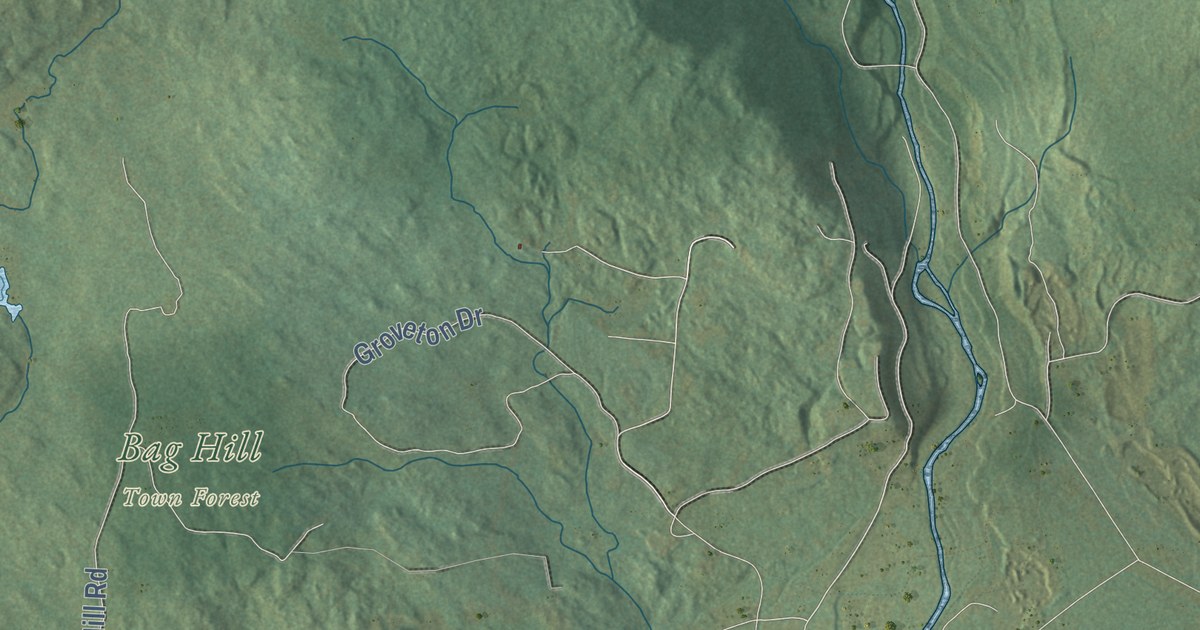 Detailed Map of Northumberland, New Hampshire