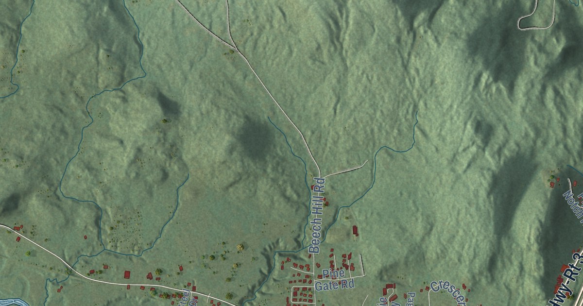 Detailed Map of Plymouth, New Hampshire