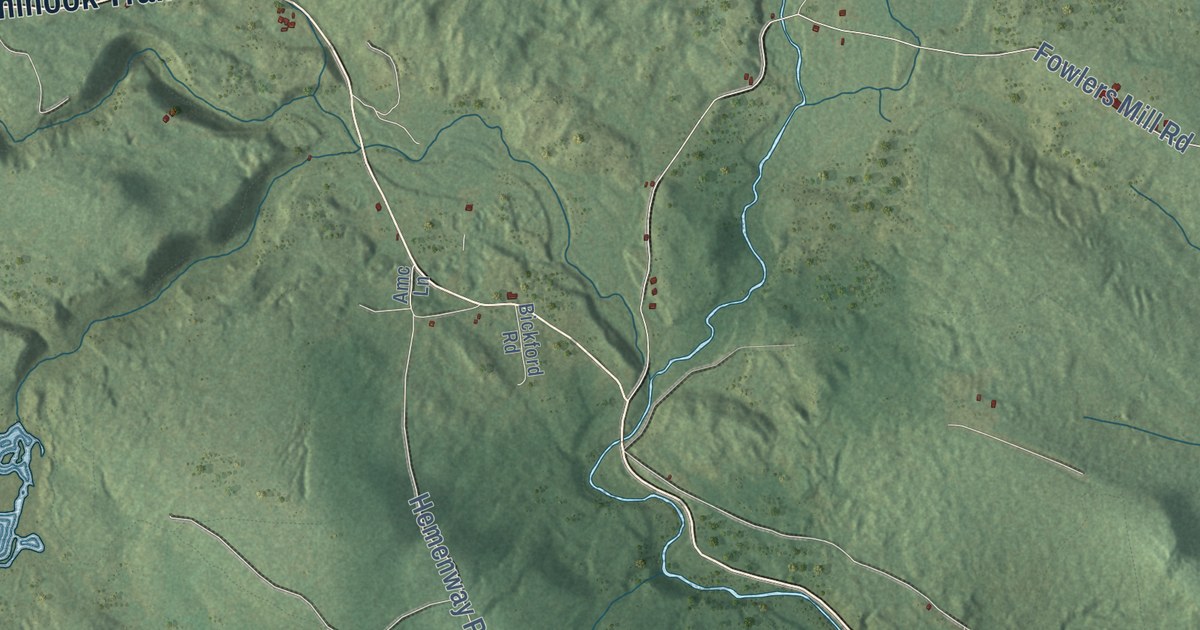 Detailed Map of Tamworth, New Hampshire