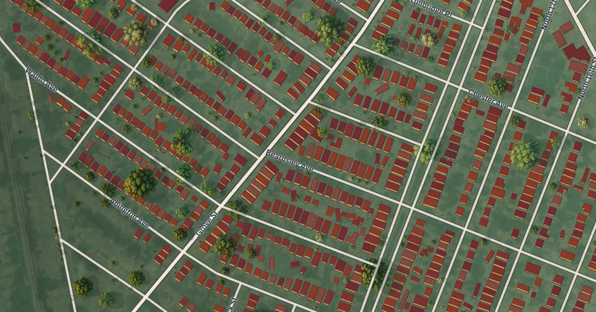 Map of Ampere North, New Jersey in 2026