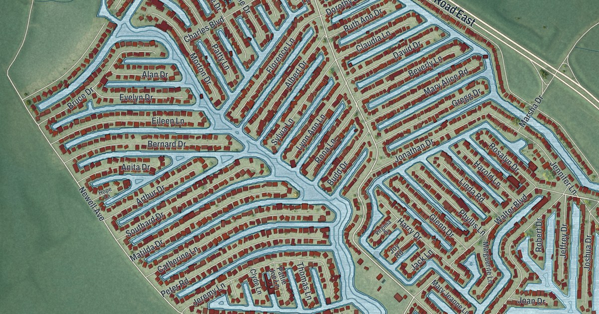Map of Beach Haven West, New Jersey in 2026