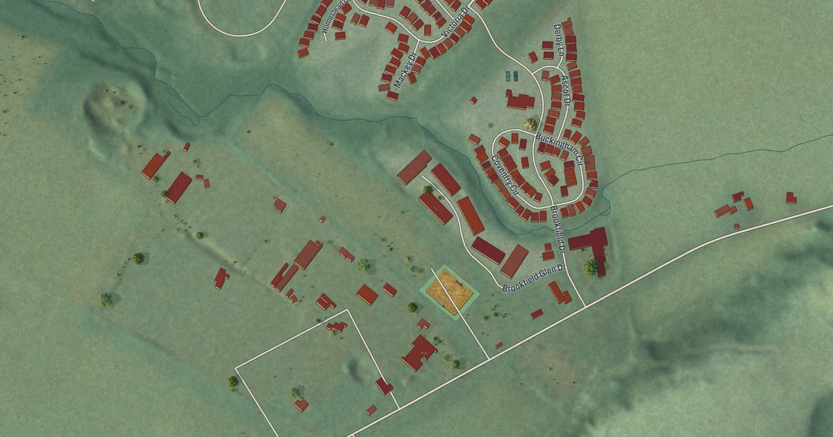 Map of Brookfield, New Jersey in 2026