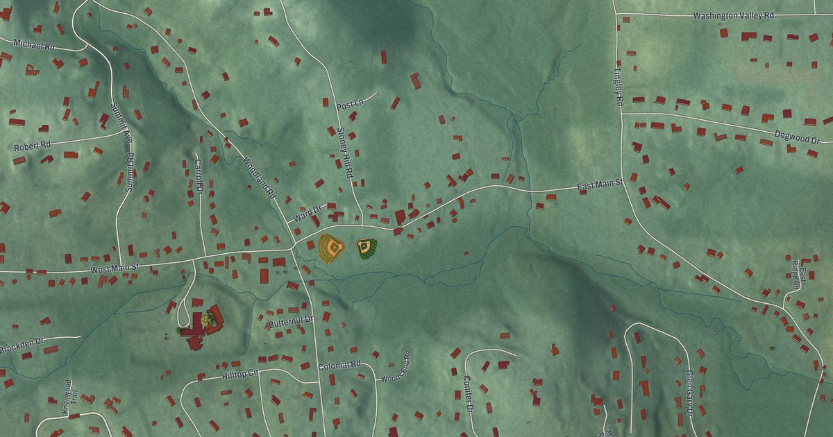 Map of Brookside, New Jersey in 2026