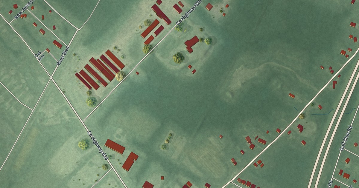 Map of Burleigh, New Jersey in 2026