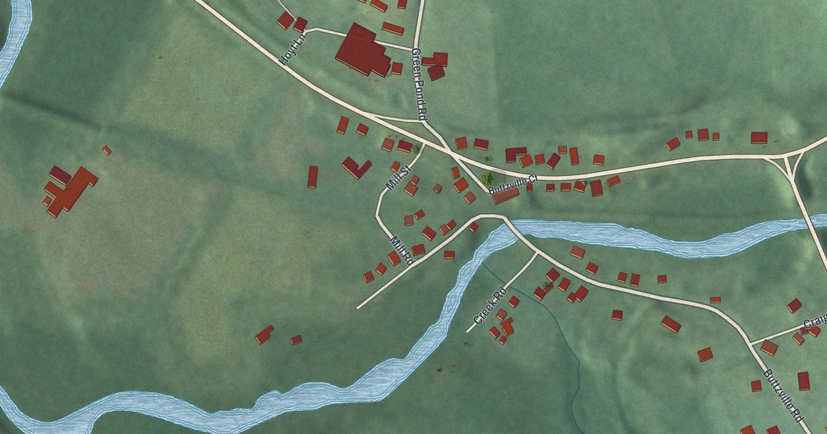 Map of Buttzville, New Jersey in 2026