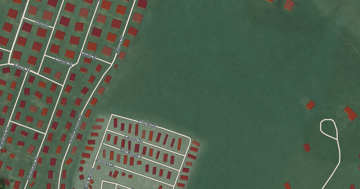 Map of Cedar Glen West, New Jersey in 2026