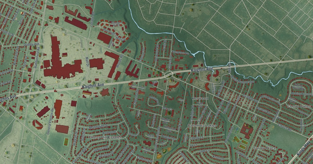 Map of Cherry Hill Mall, New Jersey in 2026