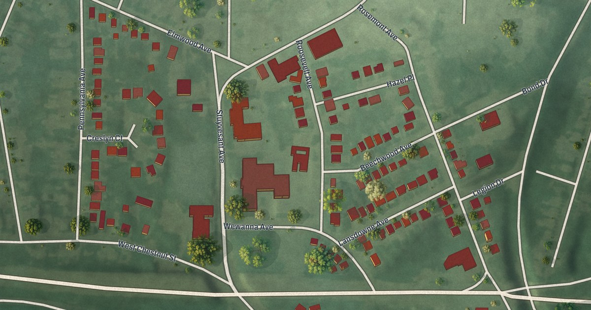 Map of Connecticut Farms, New Jersey in 2026