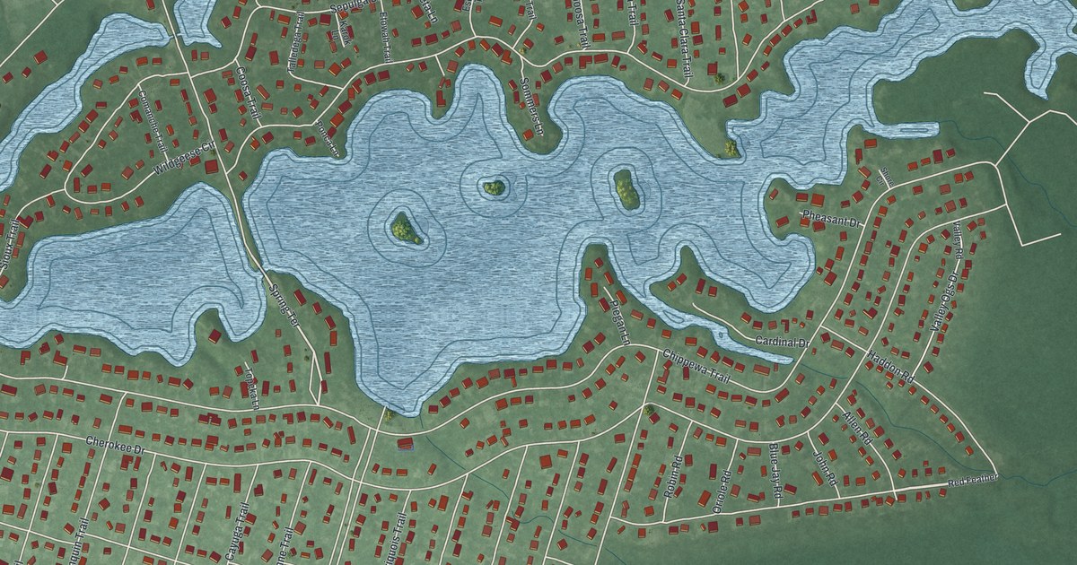 Map of Country Lake Estates, New Jersey in 2026