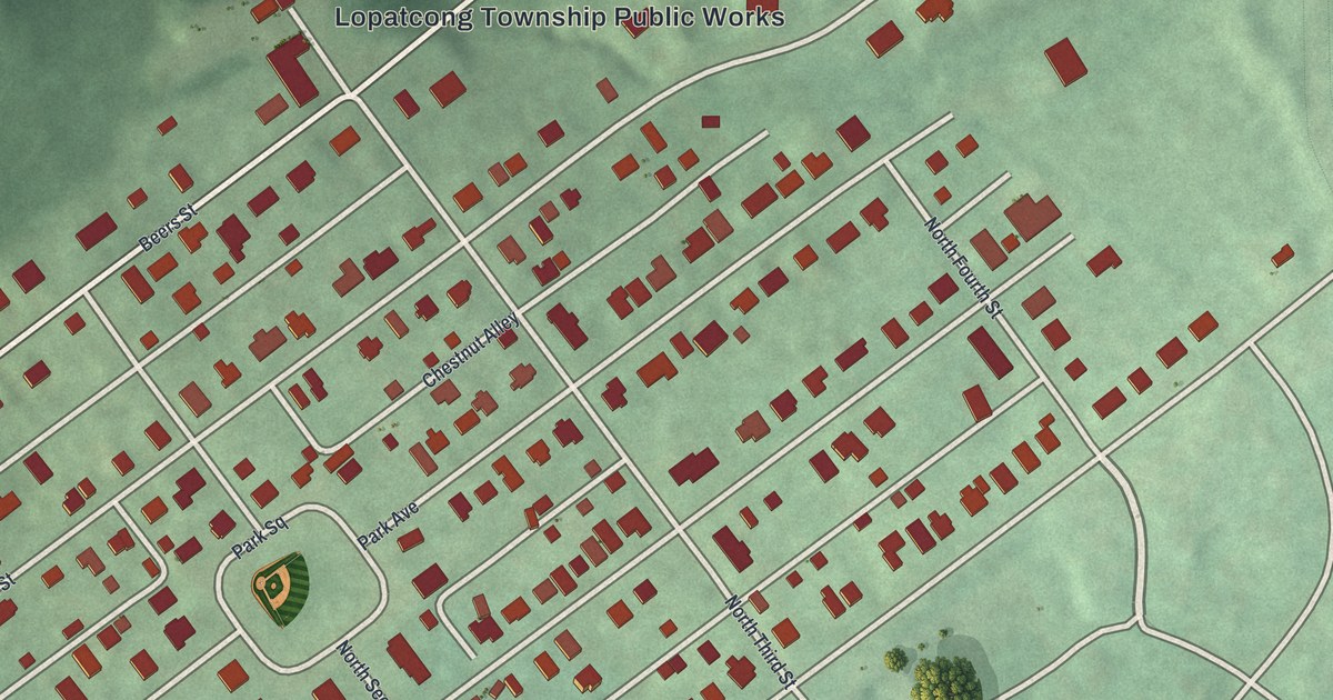 Map of Delaware Park, New Jersey in 2026