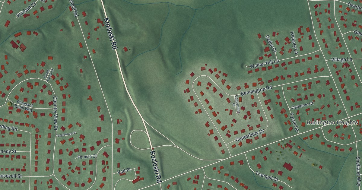Map of East Freehold, New Jersey in 2026