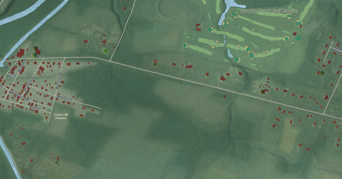 Map of East Millstone, New Jersey in 2026