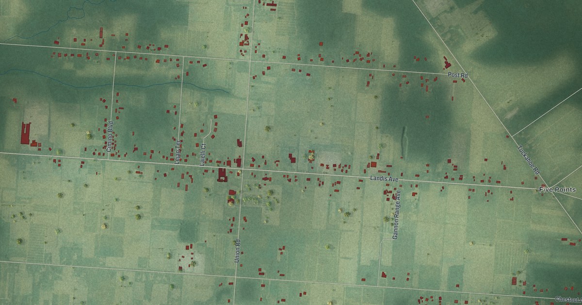 Map of East Vineland, New Jersey in 2026