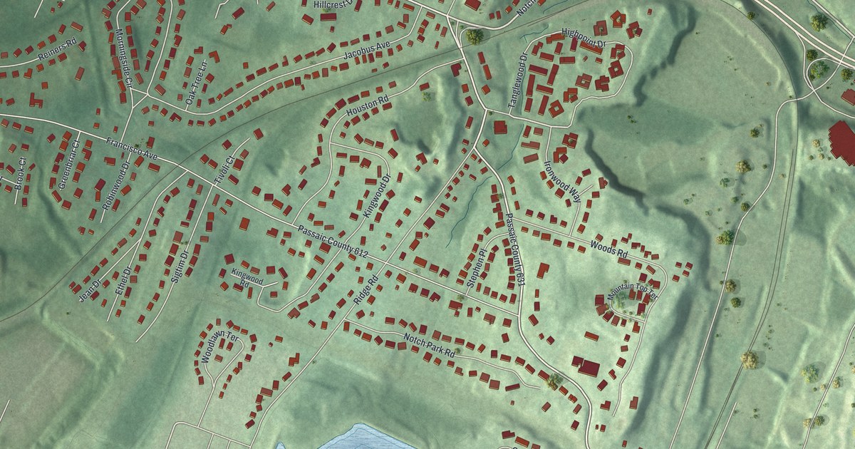 Map of Great Notch, New Jersey in 2026