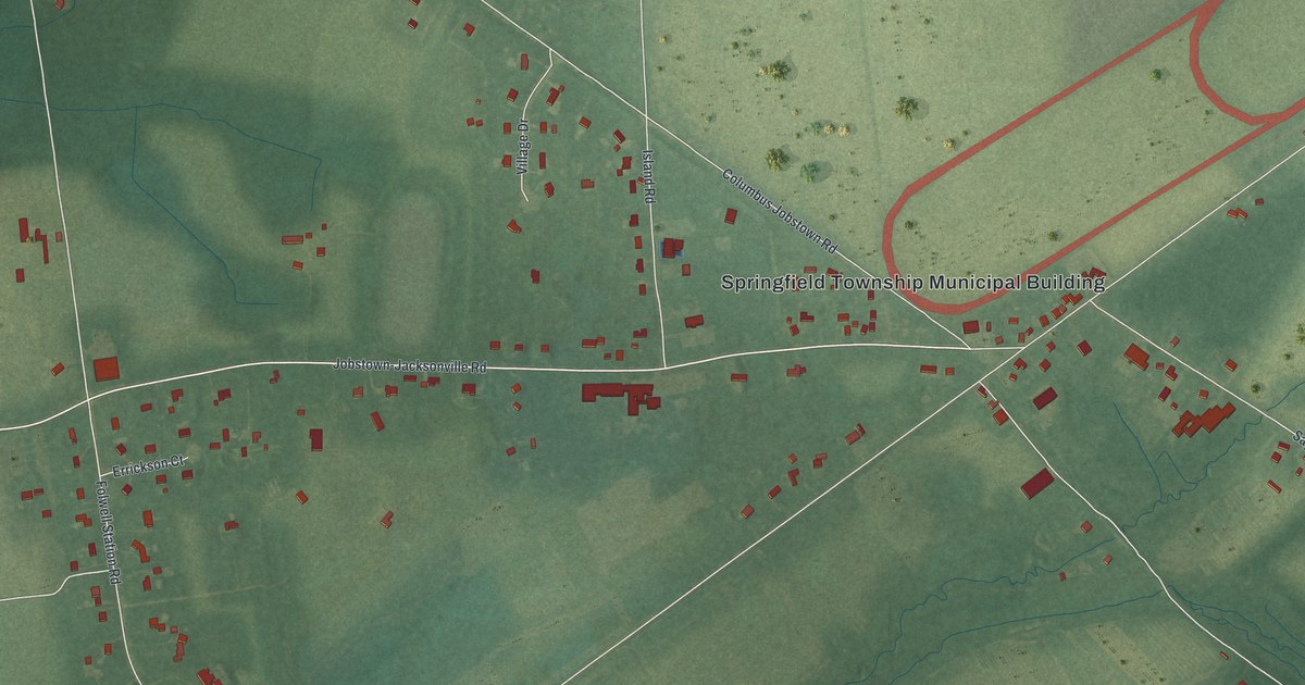 Map of Jobstown, New Jersey in 2026