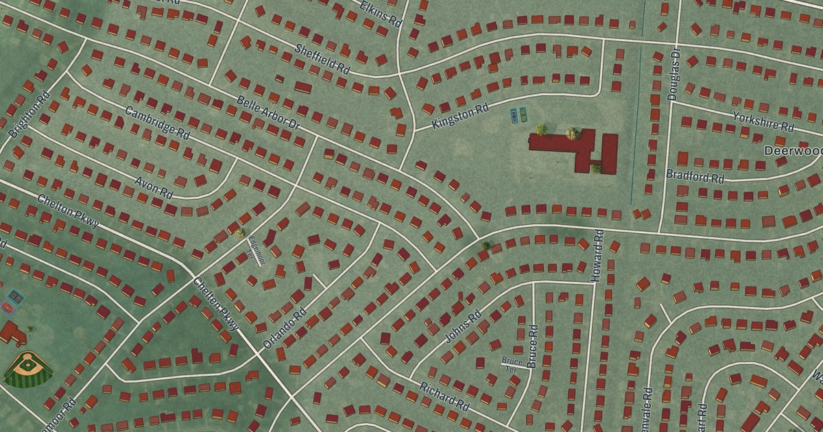 Map of Kingston Estates, New Jersey in 2026