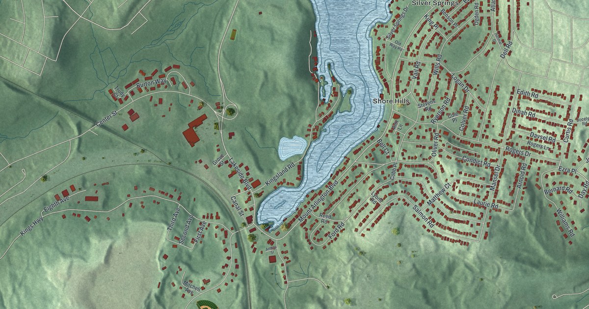 Map of Landing, New Jersey in 2026