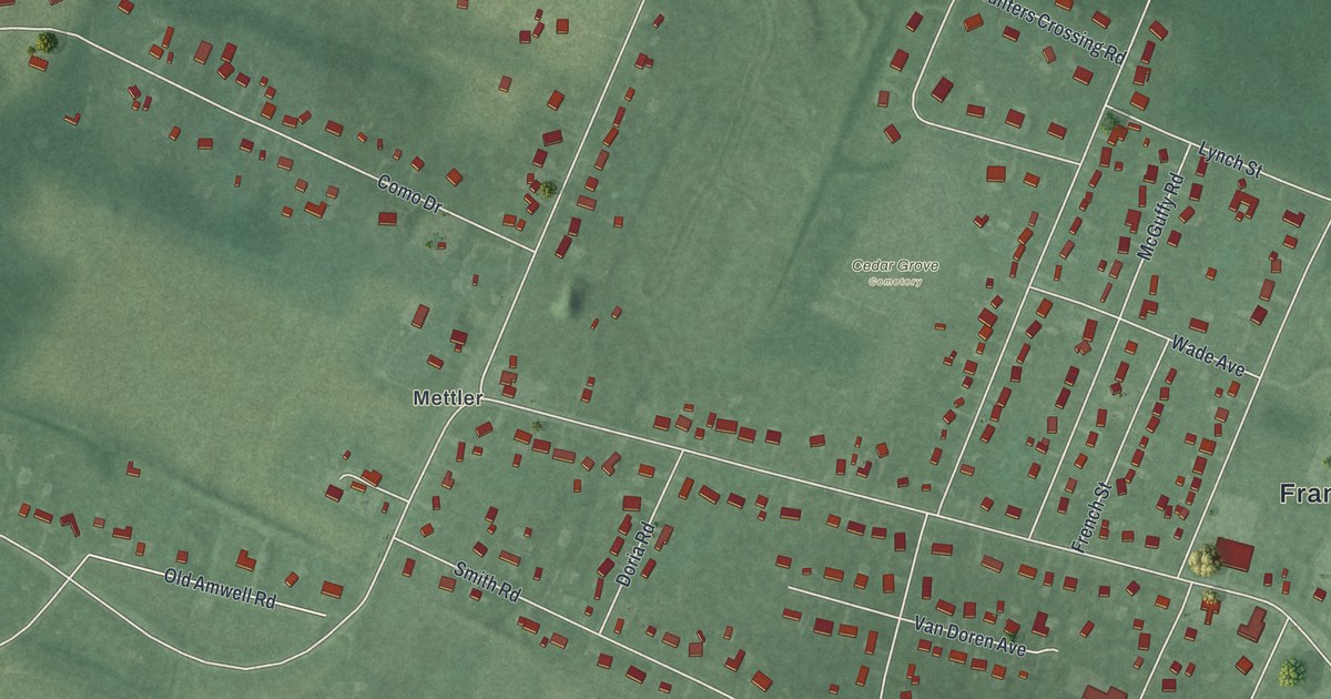 Map of Middlebush, New Jersey in 2026