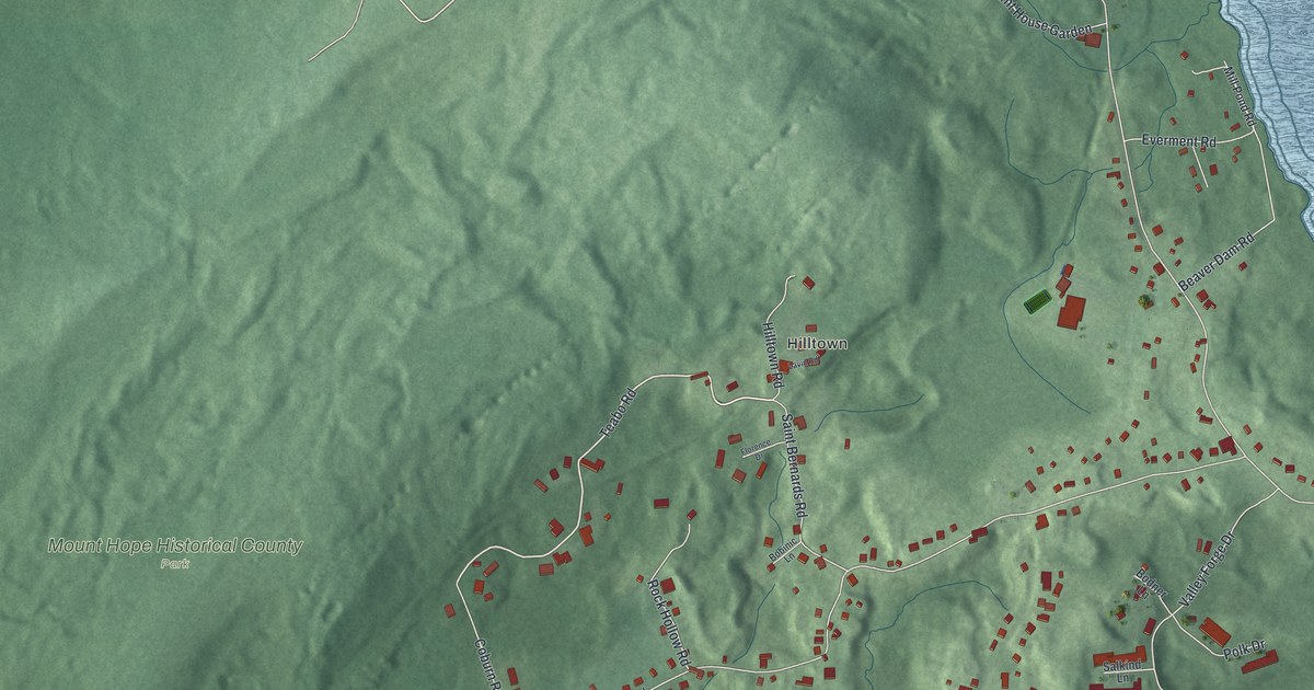 Map of Mount Hope, New Jersey in 2026