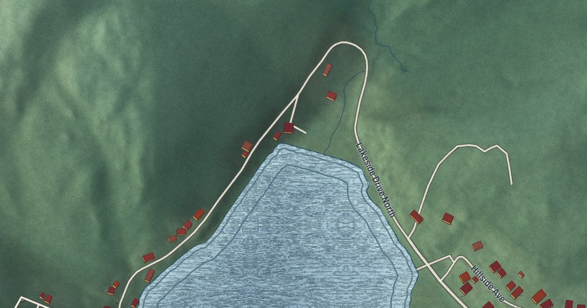 Map of Mountain Lake, New Jersey in 2026