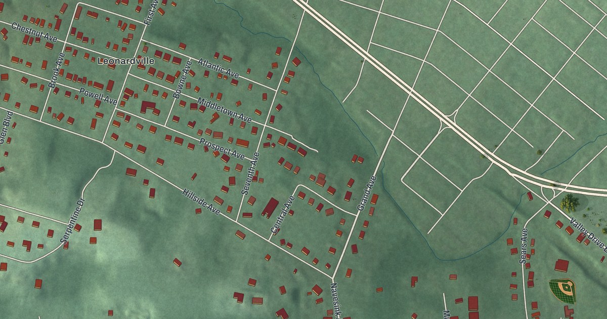 Map of Navesink, New Jersey in 2026