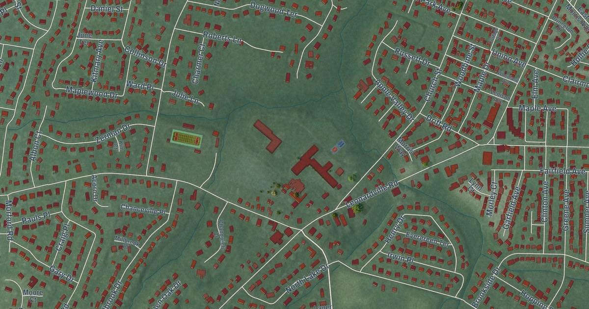 Detailed Map of New Monmouth, New Jersey