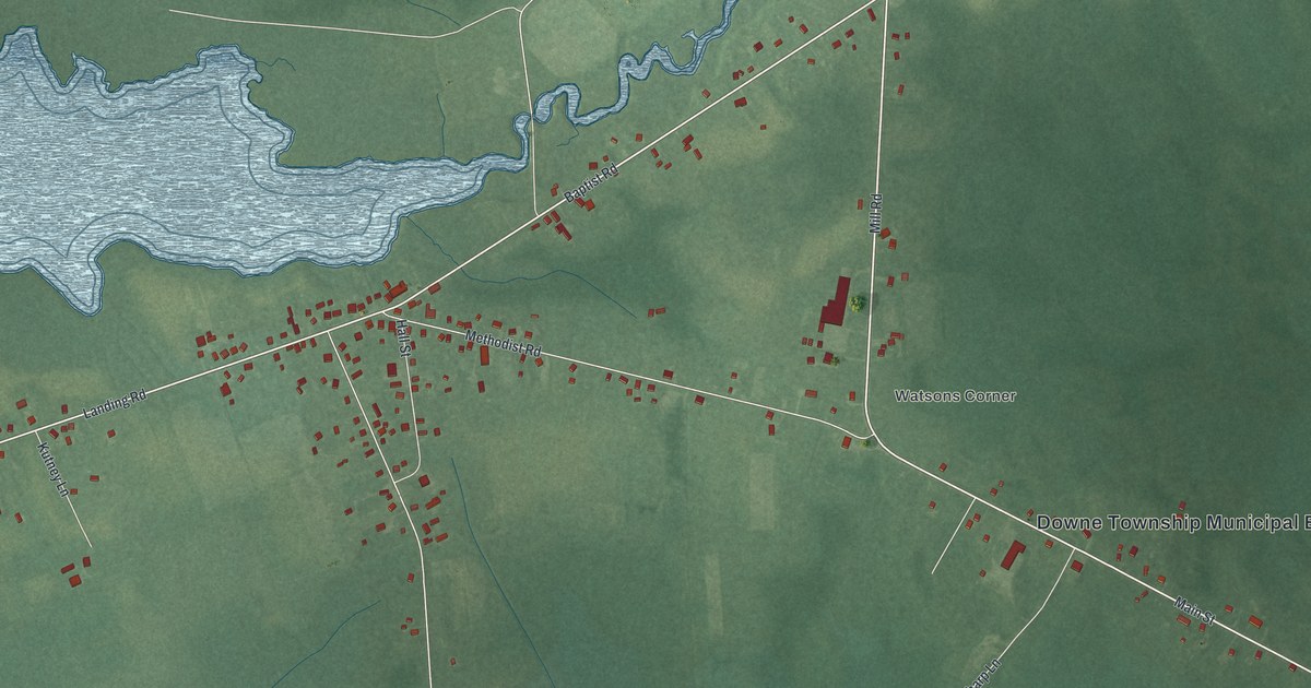 Map of Newport, New Jersey in 2026