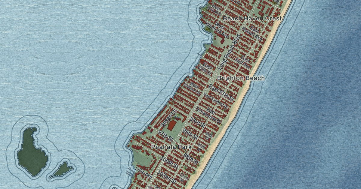Map of North Beach Haven, New Jersey in 2026