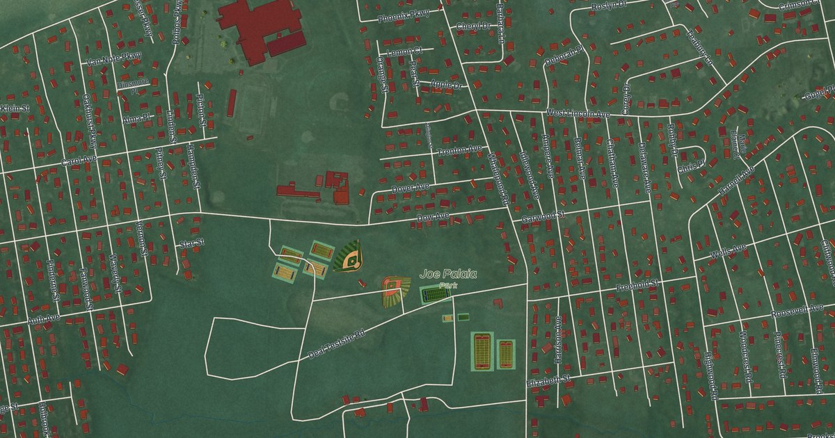 Map of Oakhurst, New Jersey in 2026