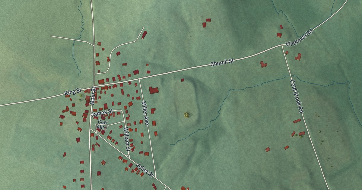 Map of Oldwick, New Jersey in 2026