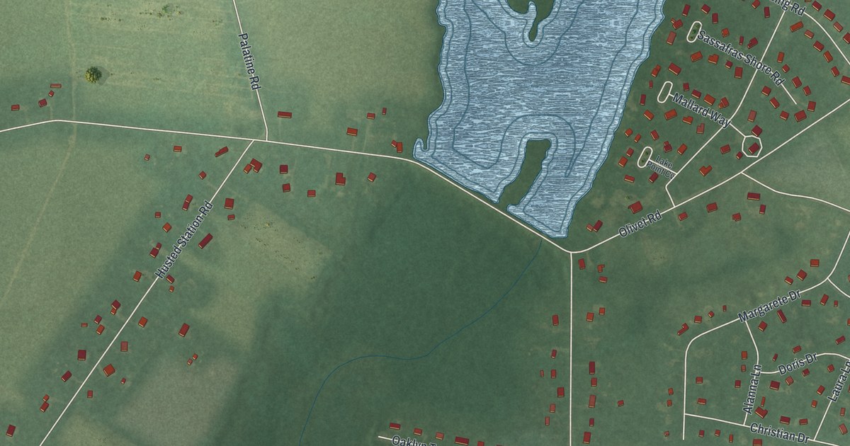 Map of Olivet, New Jersey in 2026