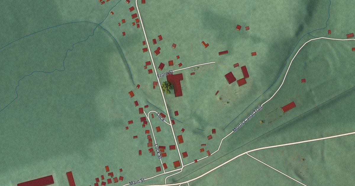 Map of Port Colden, New Jersey in 2026