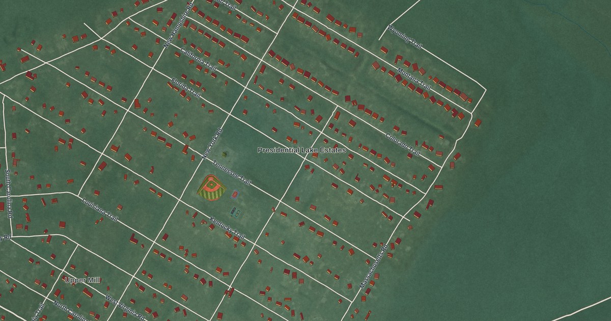 Map of Presidential Lakes Estates, New Jersey in 2026